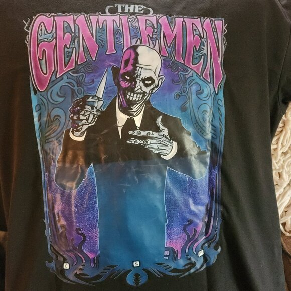 Gentlemen 100% Cotton Black Short Sleeve Unisex T Shirt NWT Fan Cult Classic NWT - Picture 4 of 7